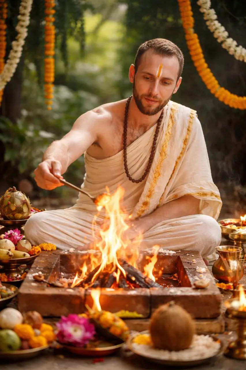 Онлайн Шраддха-ягья в честь предков