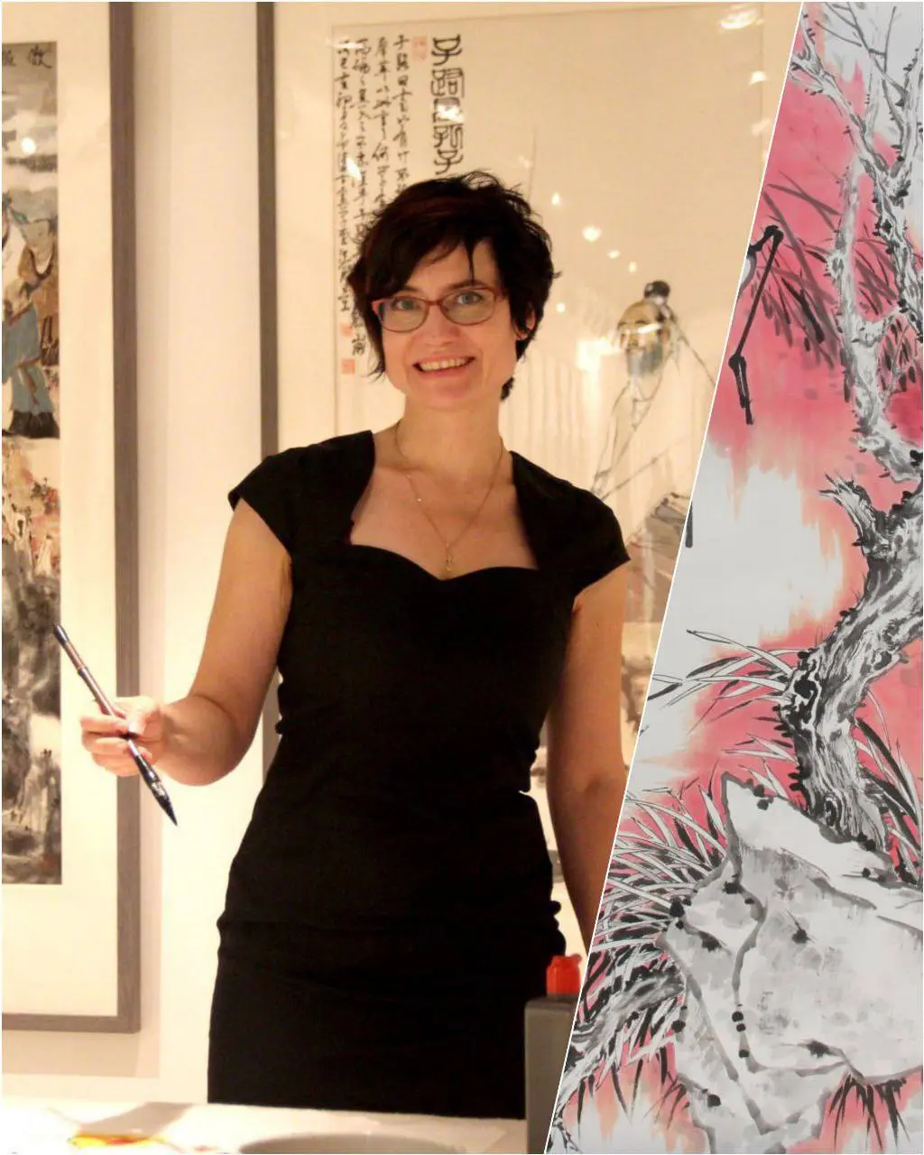 Мастер-класс по китайской живописи Райский цветок