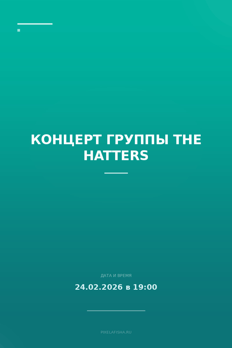 Концерт группы The Hatters