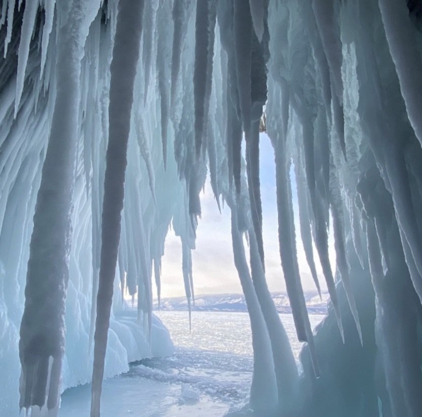 Горячие источники и лед, Байкал с востока на запад