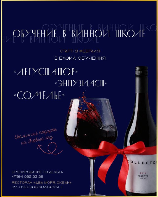 Обучение в винной школе по основам виноделия