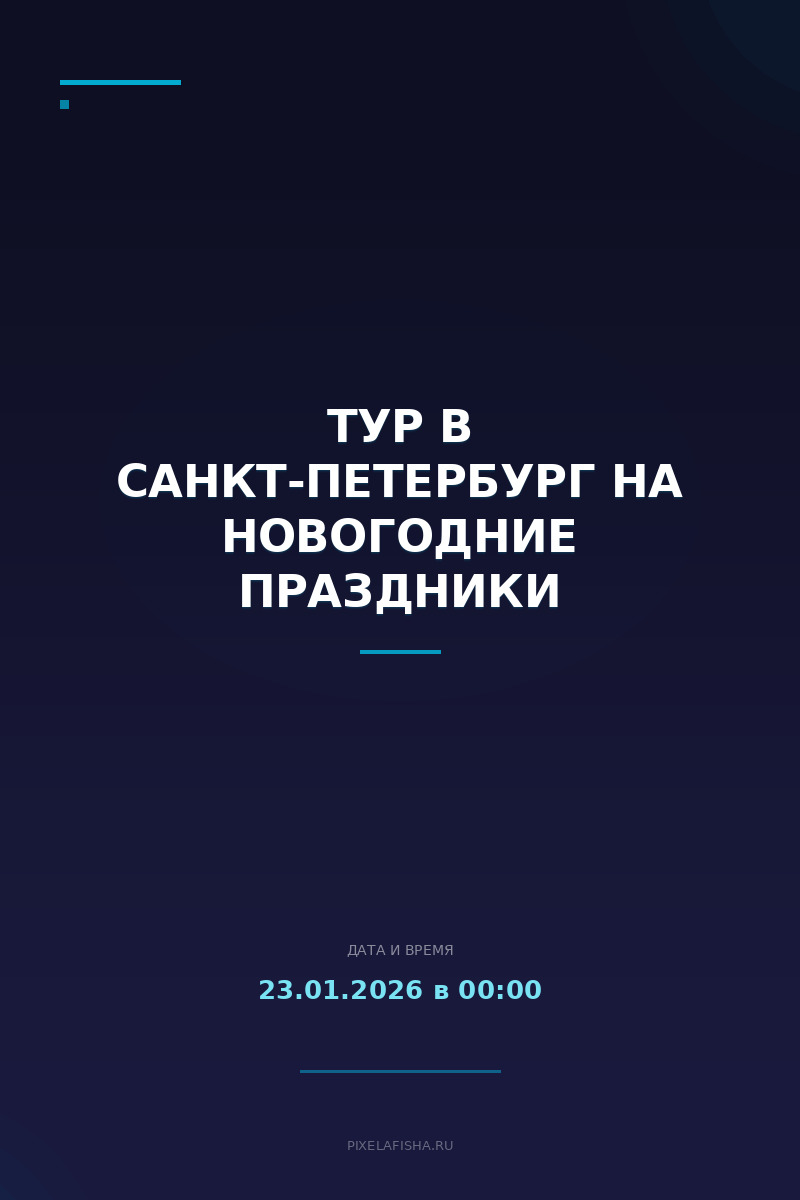 Тур в Санкт-Петербург на новогодние праздники