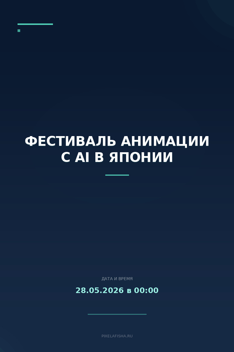 Фестиваль анимации с AI в Японии
