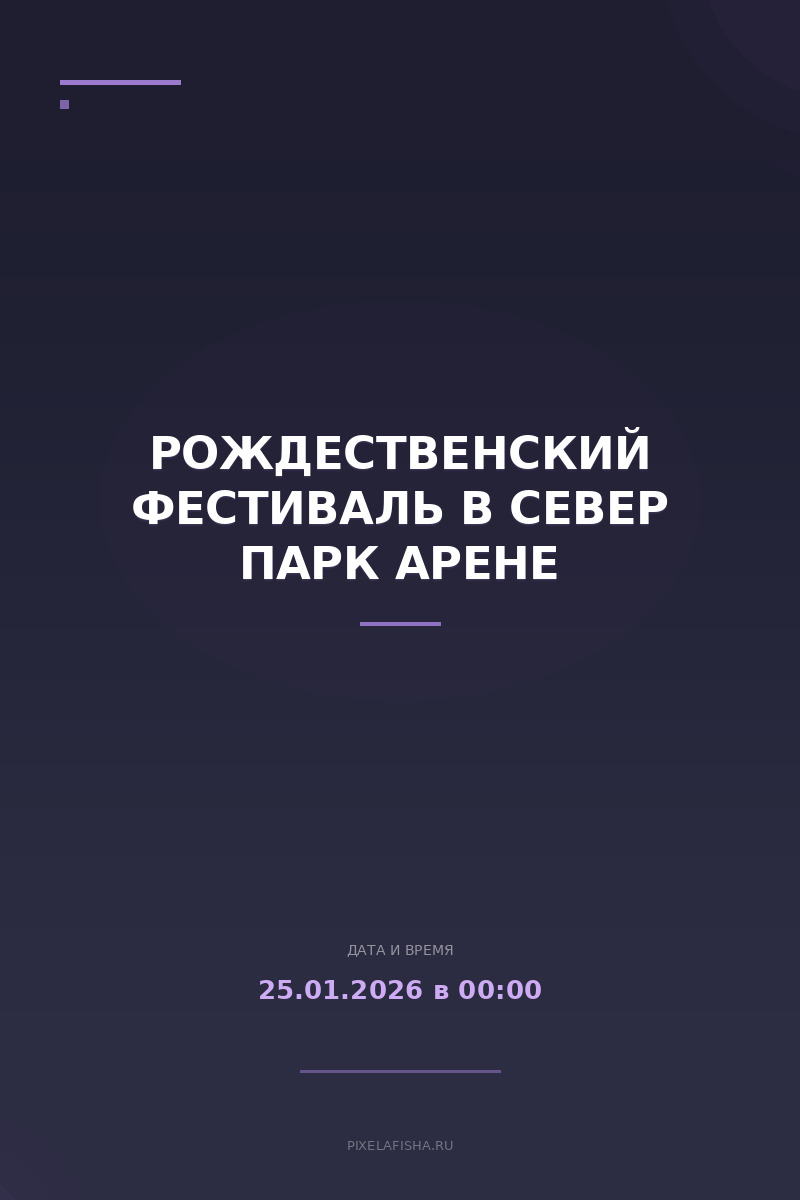 Рождественский фестиваль в Север Парк Арене