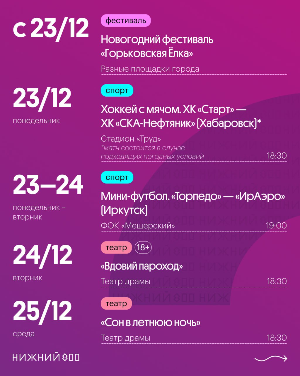 Новогодний фестиваль «Горьковская ёлка»