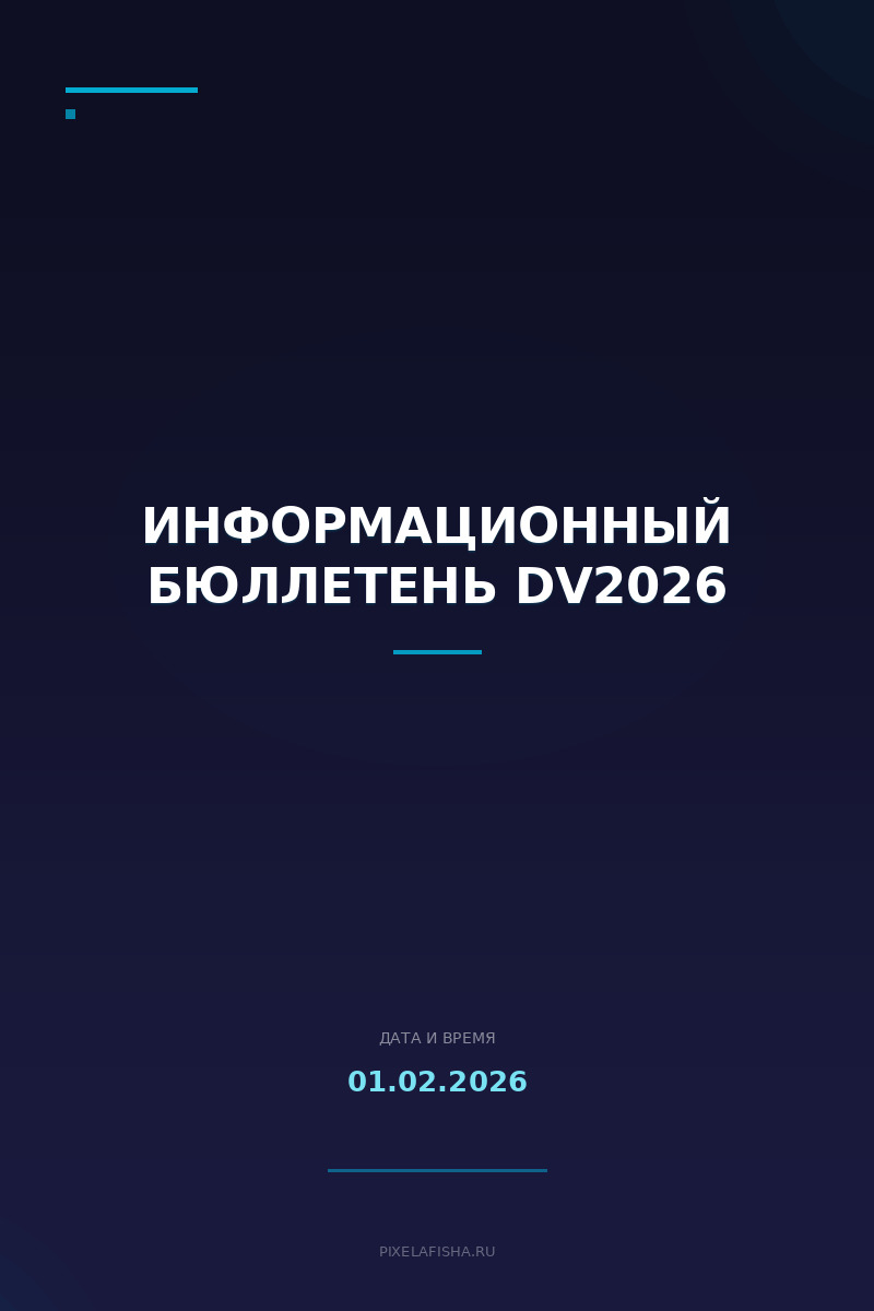 Информационный бюллетень DV2026