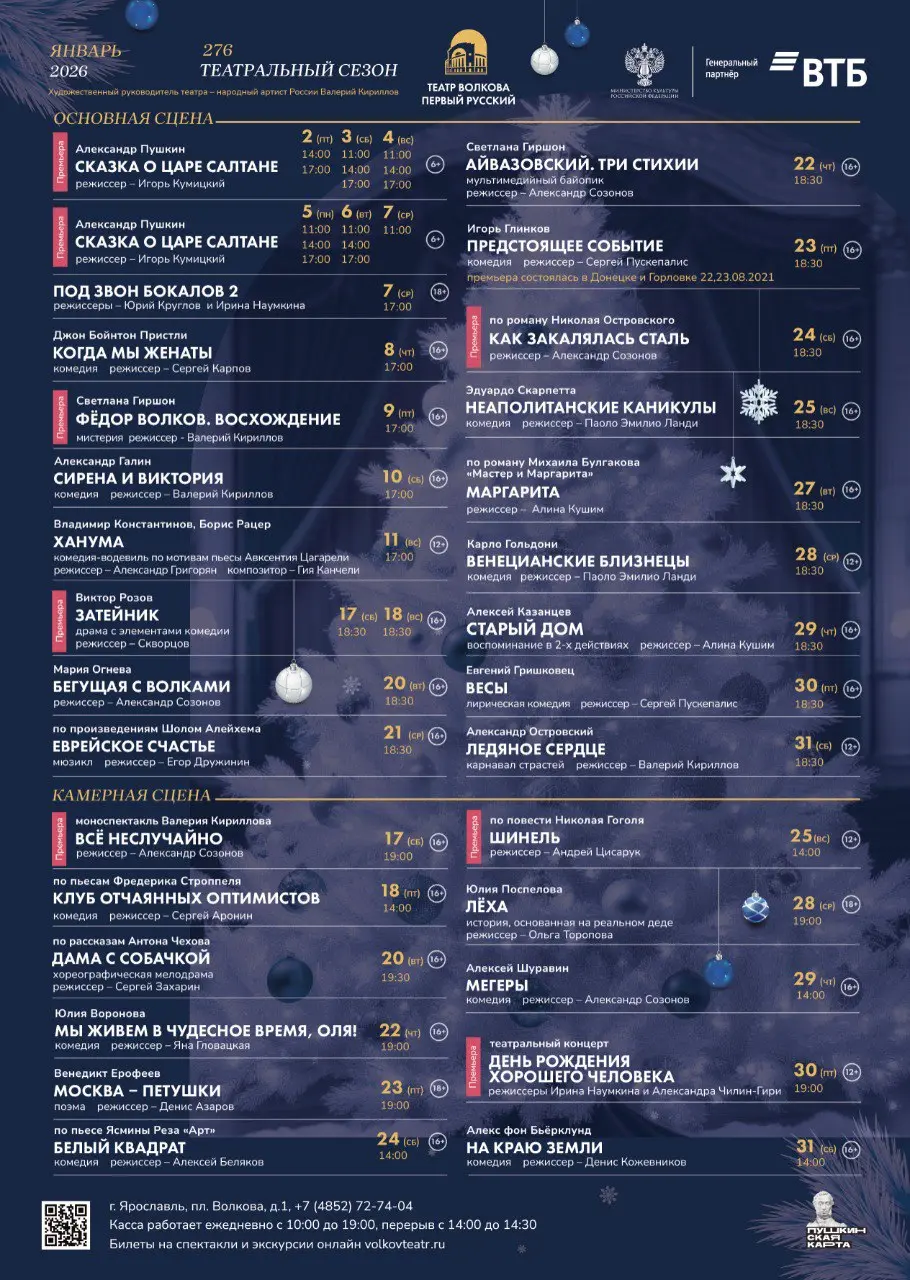 Спектакль Сказка о царе Салтане