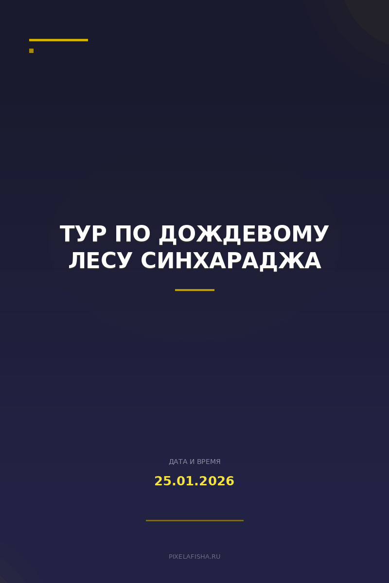Тур по дождевому лесу Синхараджа