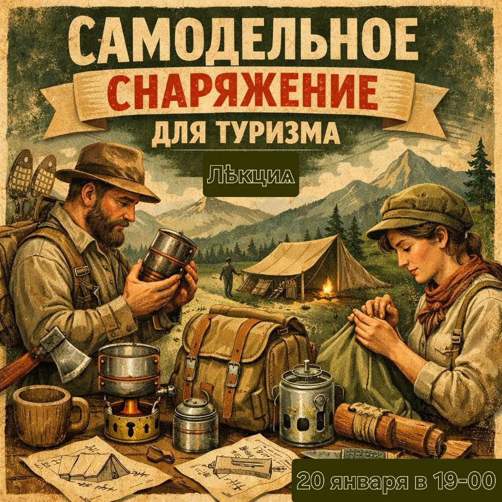 Лекция о самодельном снаряжении для туризма