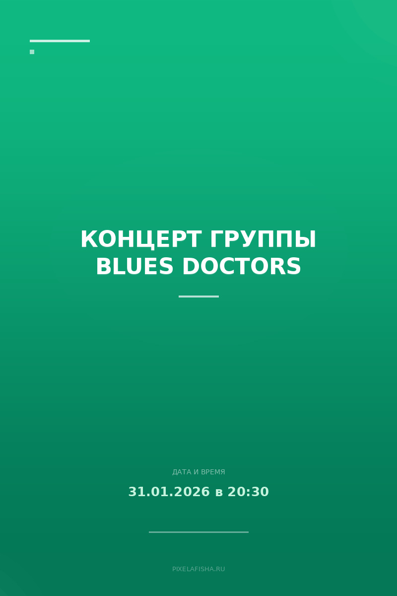Концерт группы Blues Doctors