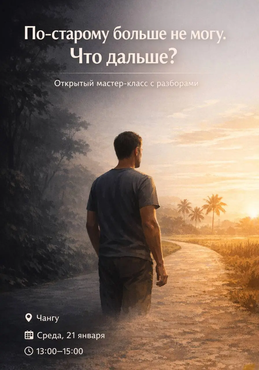Открытый мастер-класс c разборами на тему: Что дальше?