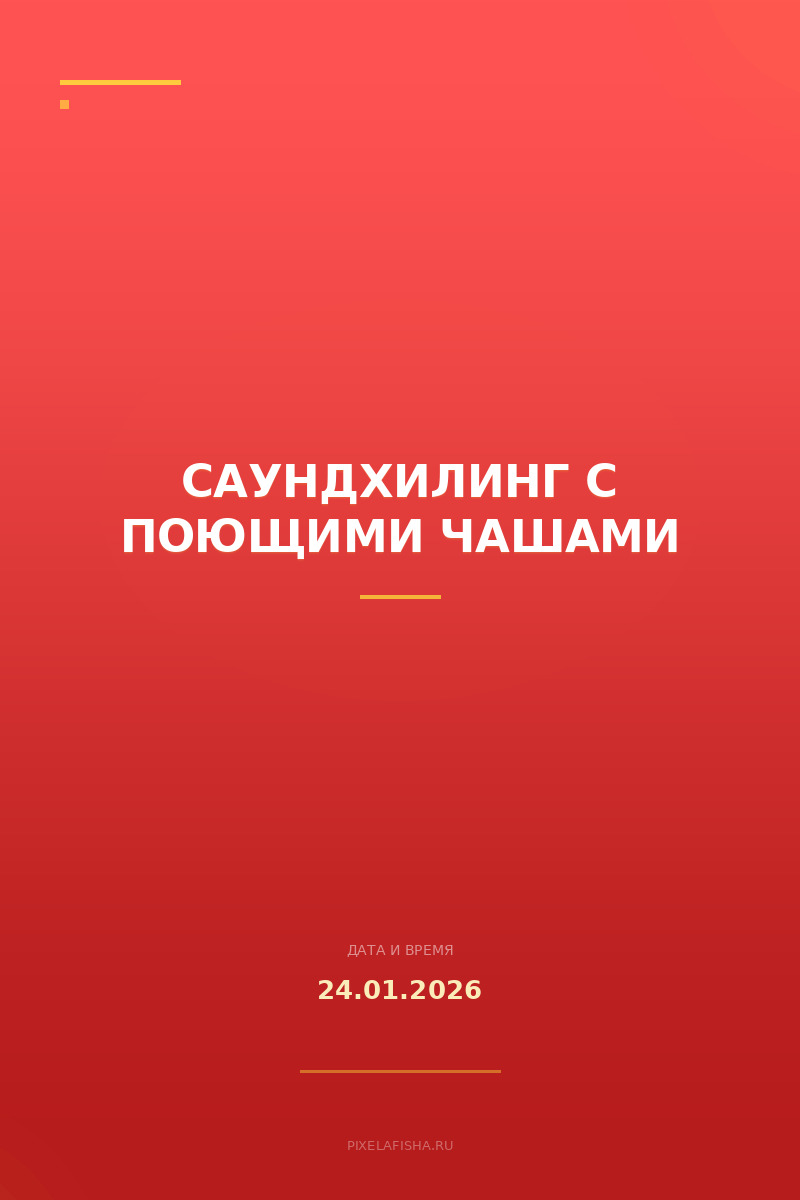 Саундхилинг с поющими чашами