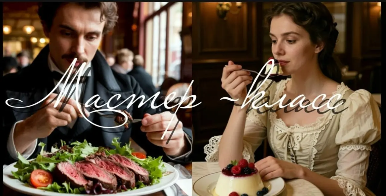 Мастер-класс по приготовлению блюд из "Евгения Онегина"