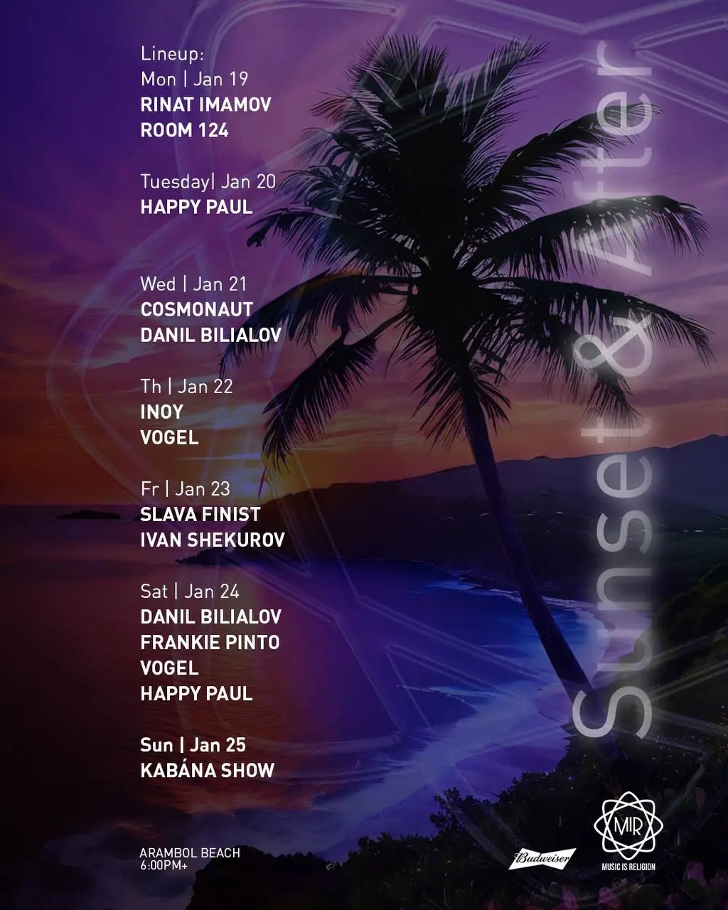 Dj-сеты в MIR Arambol