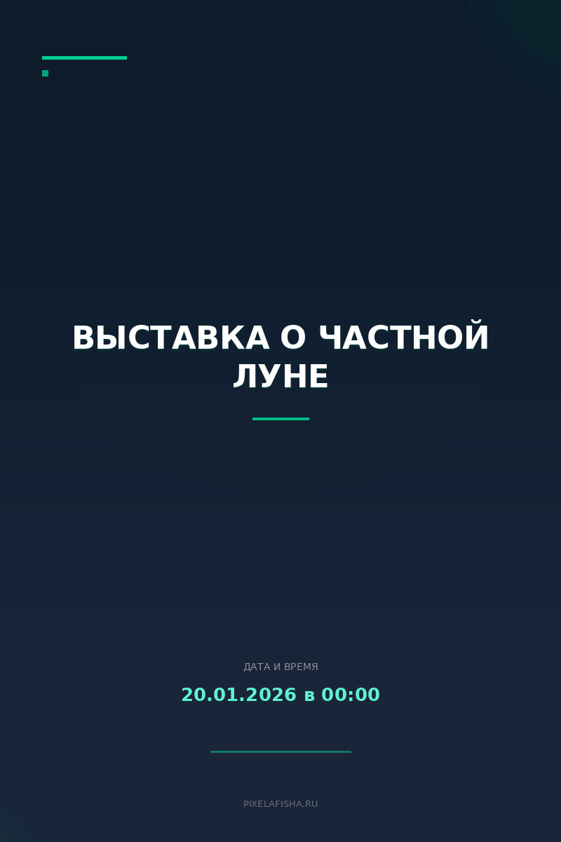 Выставка о частной Луне