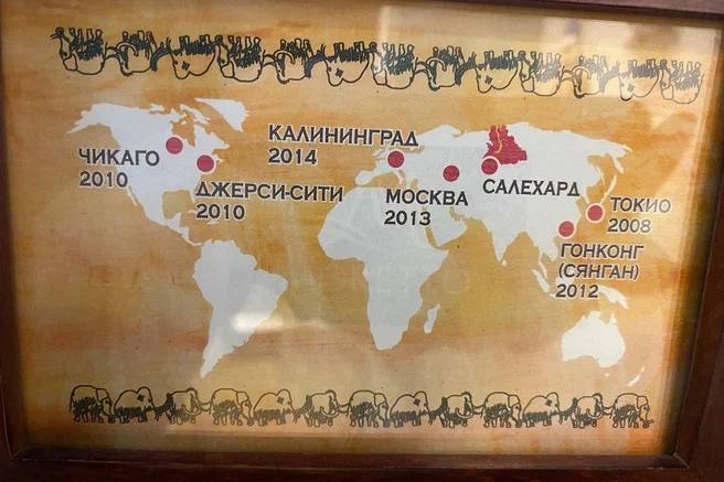 Выставка мамонтенка Любы