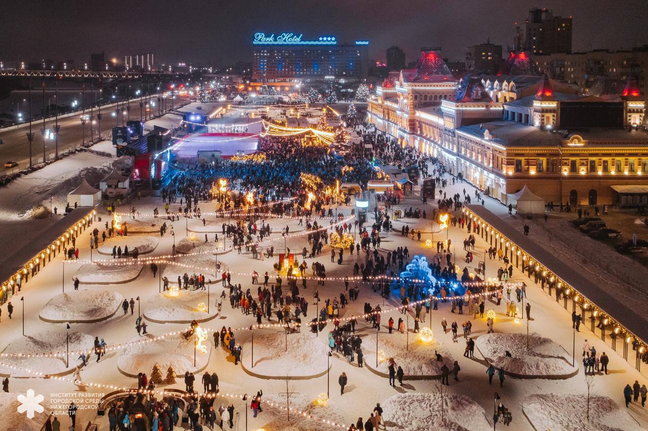 Ярмарочные гуляния на Нижегородской ярмарке