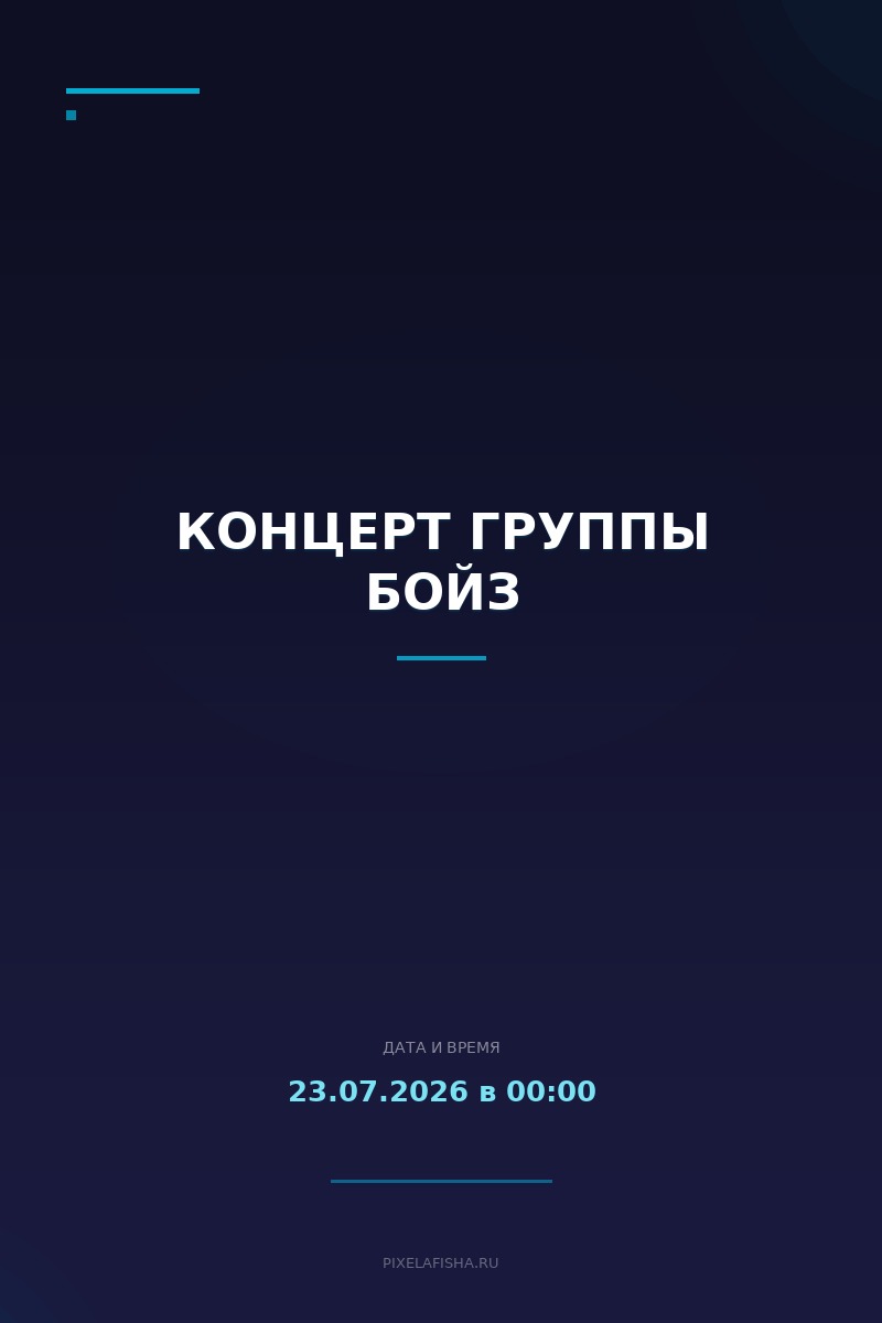 Концерт группы БОЙЗ
