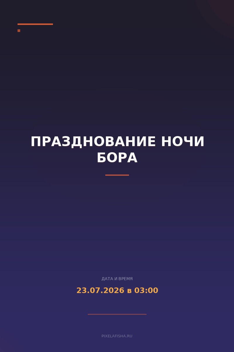 Празднование Ночи Бора