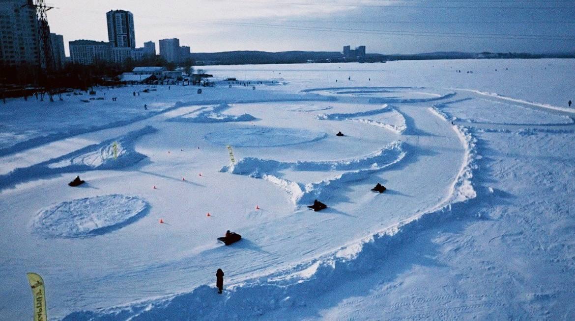 Необычный зимний экстрим