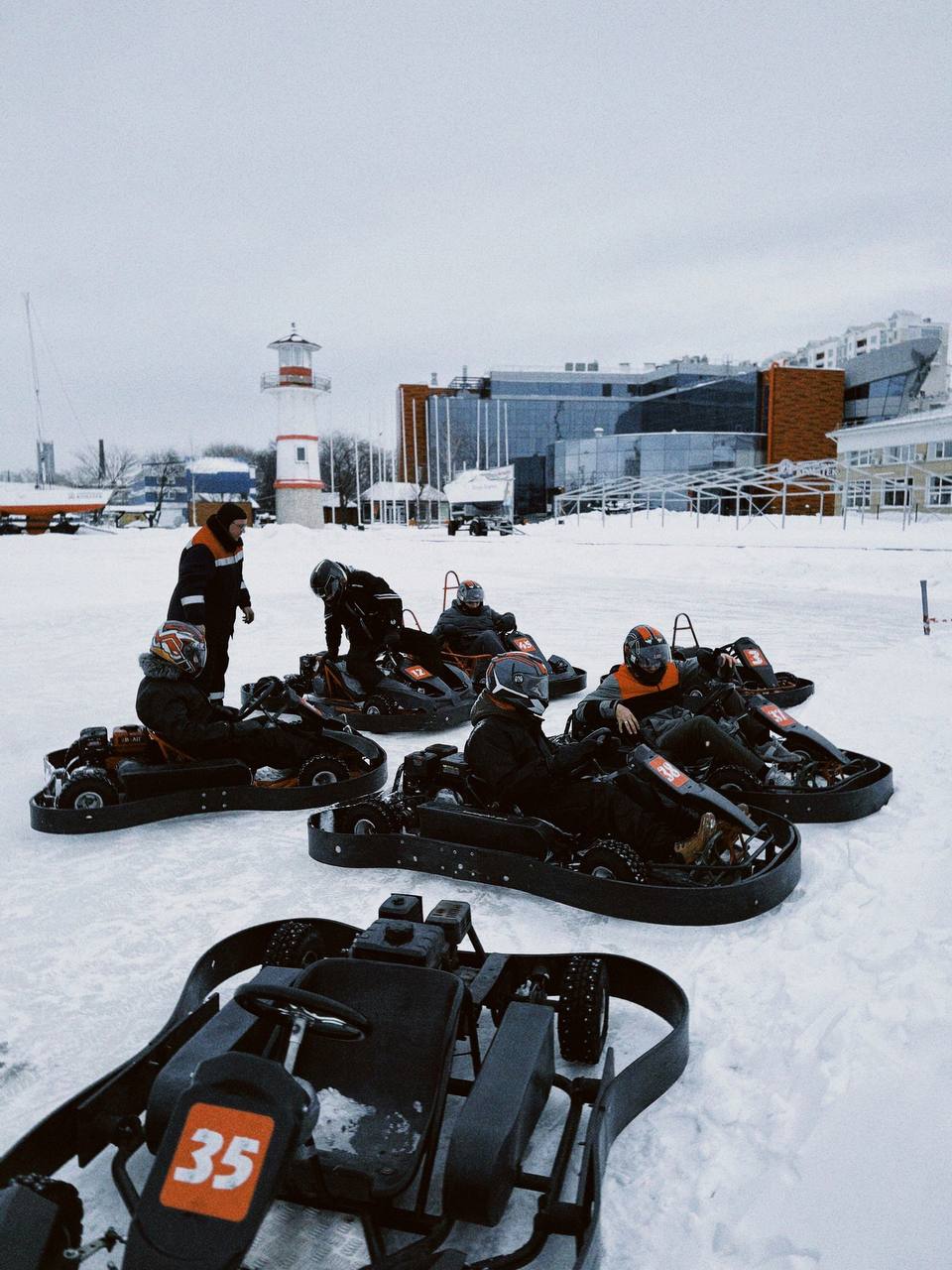 Необычный зимний экстрим