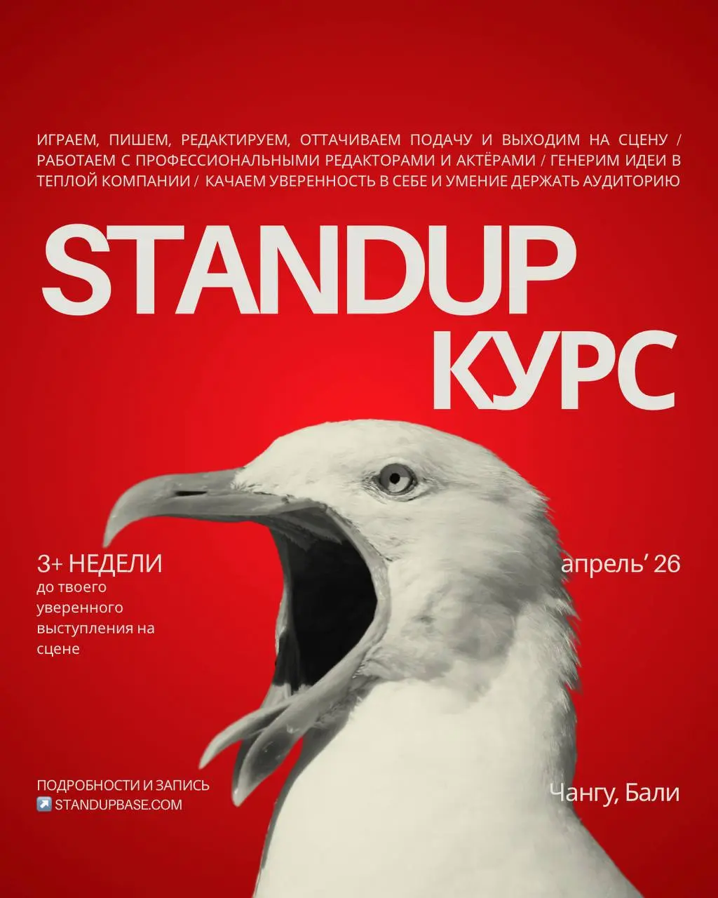 Курс по основам стендапа "Стендап-База"