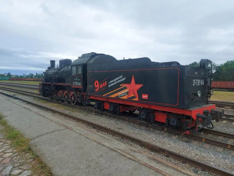 Ретропоезд "Эшелон Победы" в Калининградской области