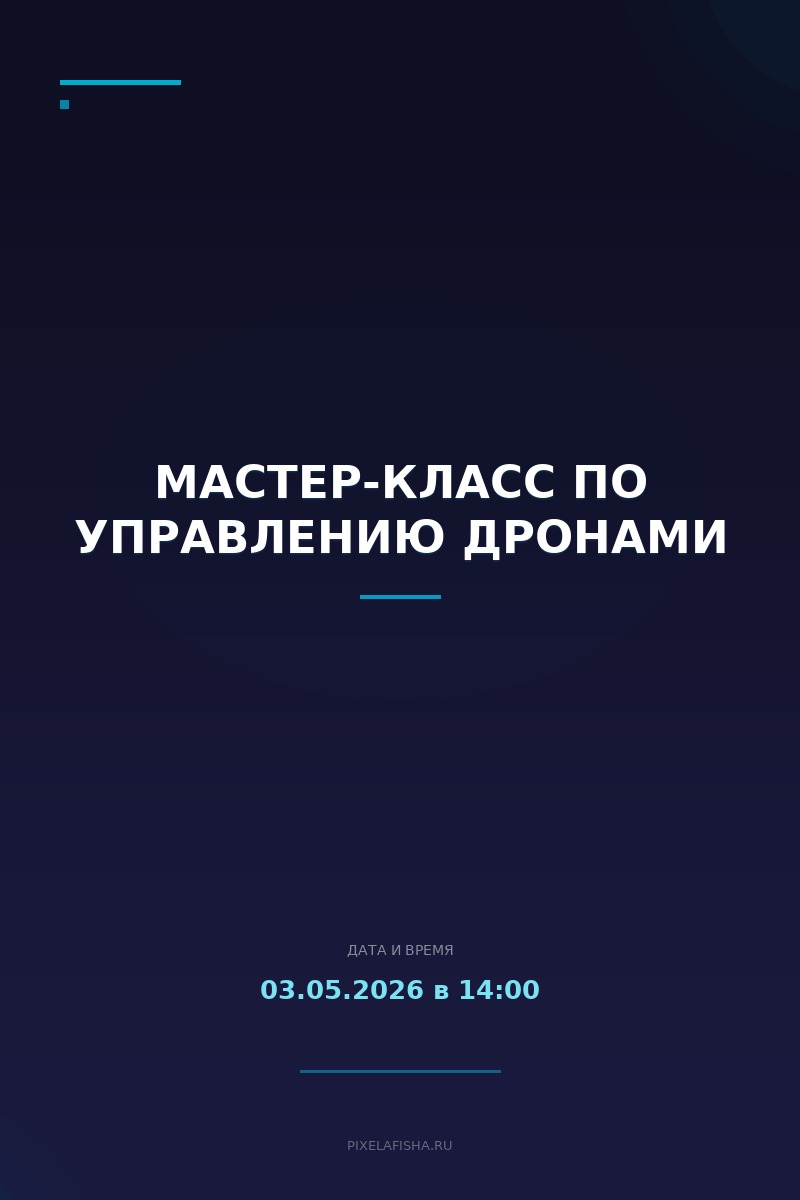 Мастер-класс по управлению дронами