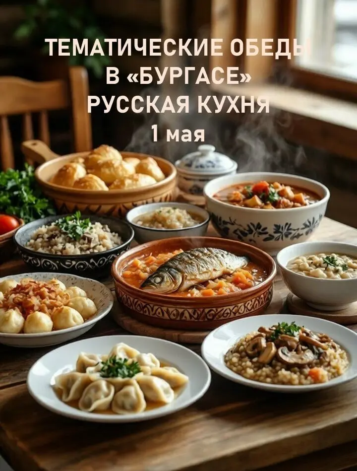 Тематический обед русской кухни