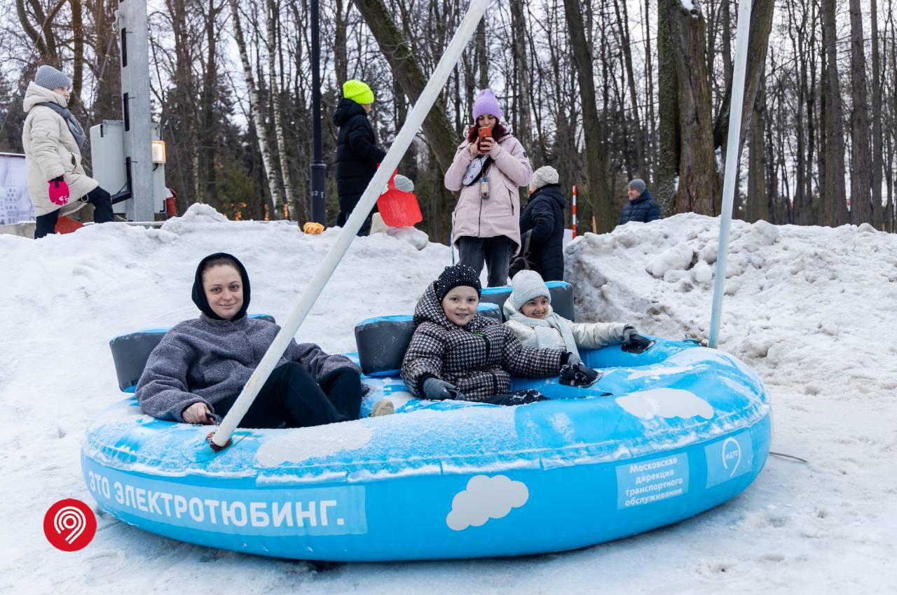 Электротюбинг на Северном речном вокзале