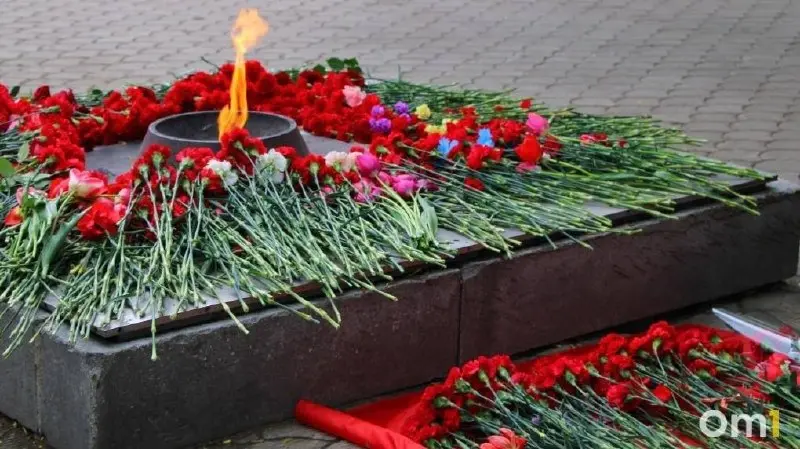 Мероприятие "Огонь памяти" в Омске