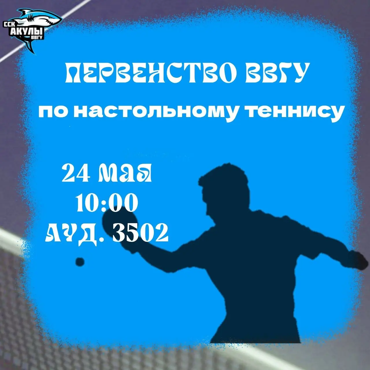 Первенство ВВГУ по настольному теннису