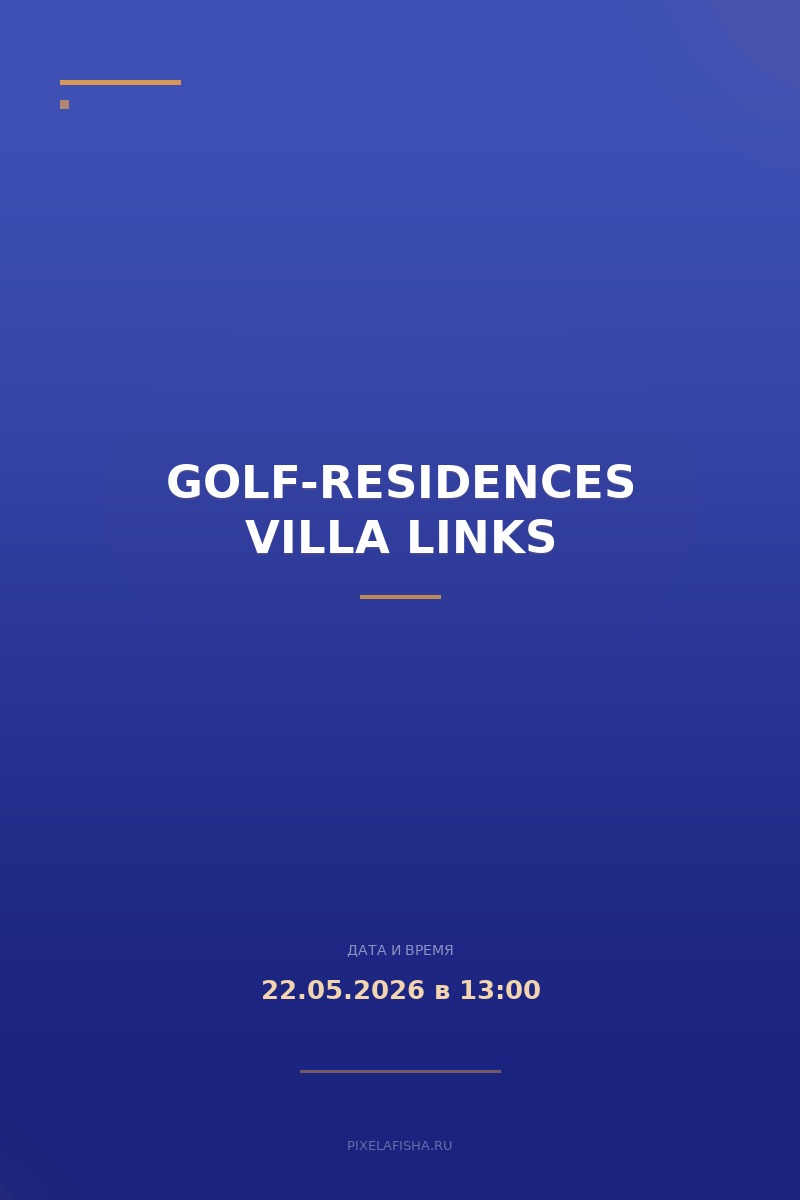 Golf-residences Villa Links