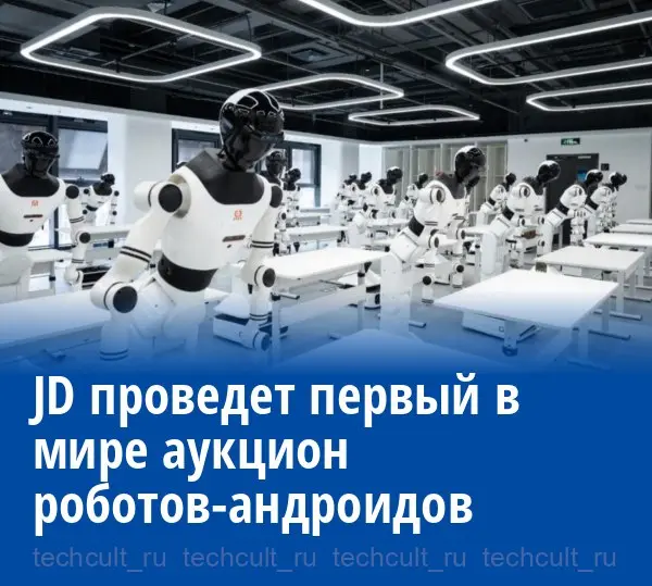 Аукцион человекоподобных роботов JD.com