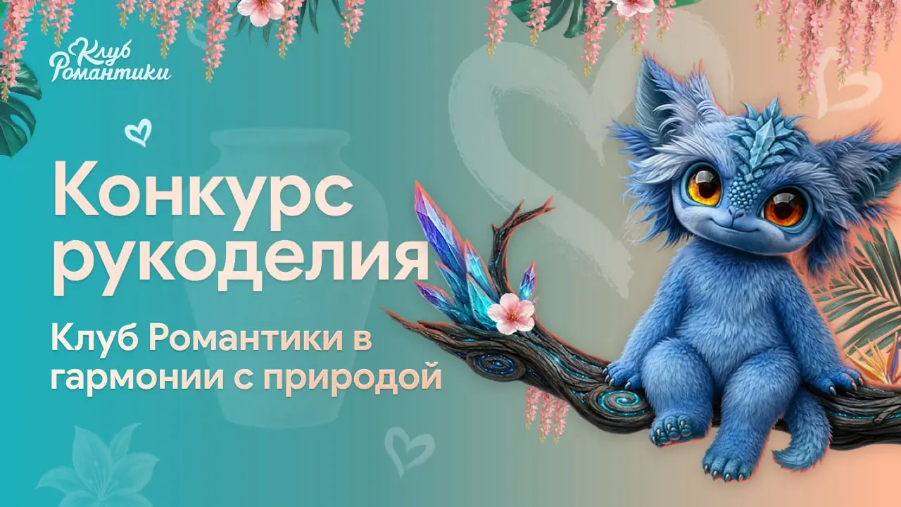 Творческий конкурс по рукоделию "Клуб Романтики в гармонии с природой"