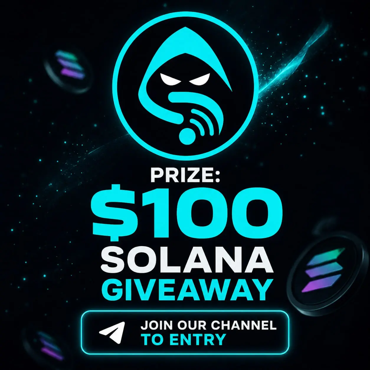 Розыгрыш $100 SOLANA