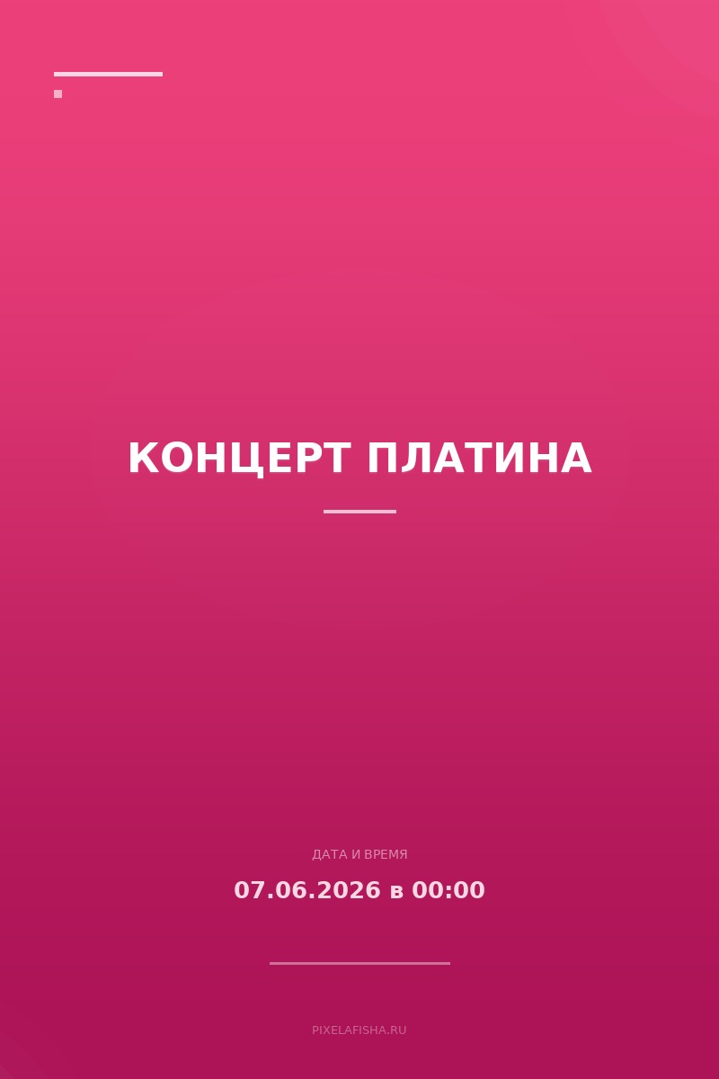 Концерт Платина