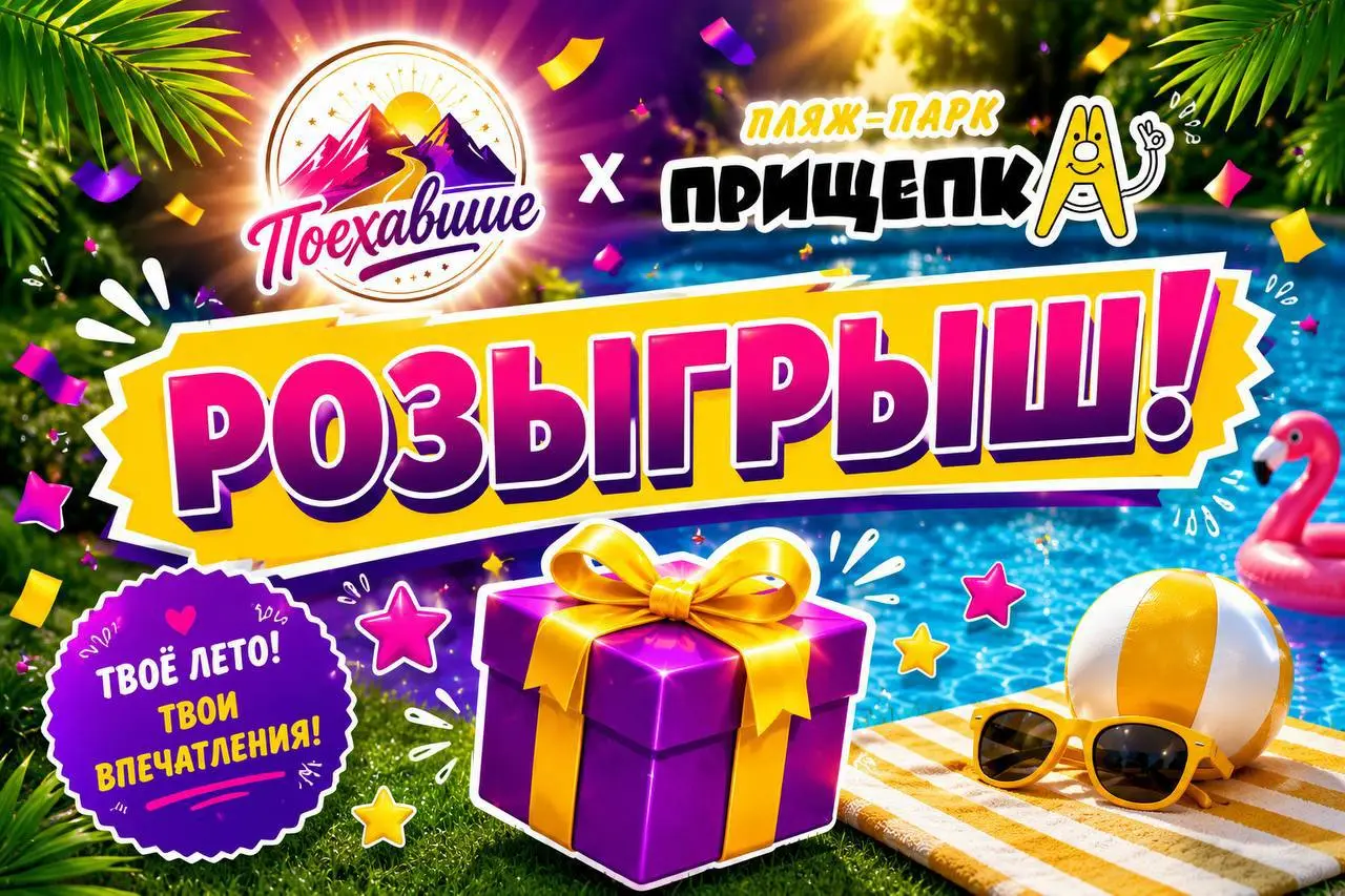 Розыгрыш от Поехавших и Пляж-парка Прищепка