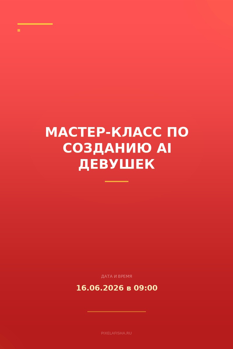 Мастер-класс по созданию AI девушек
