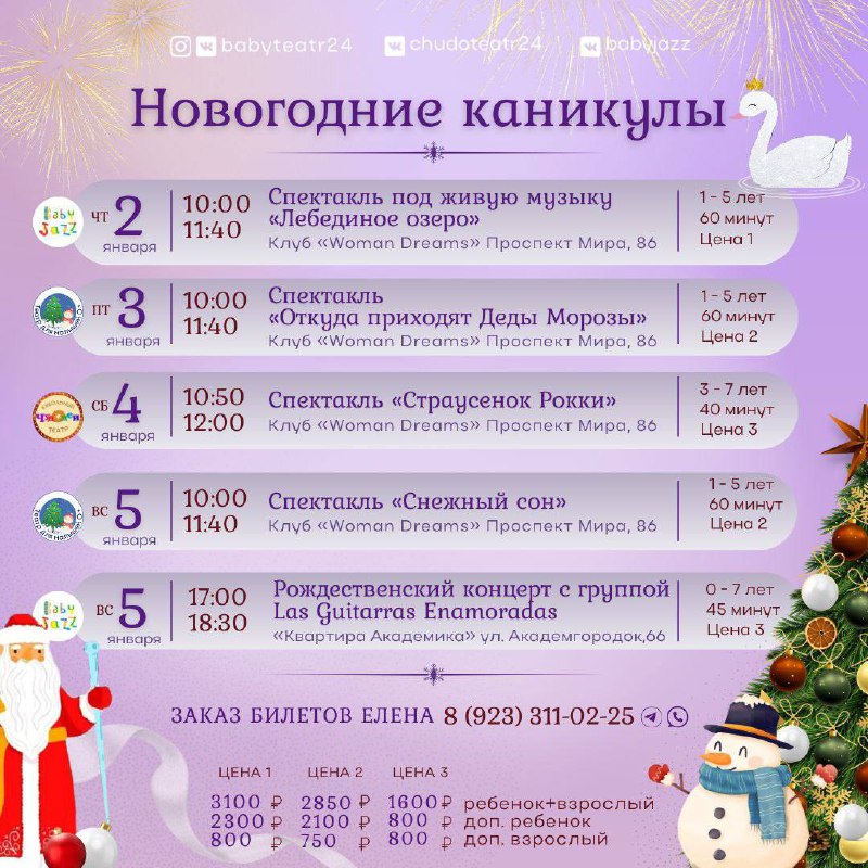 Новогодние каникулы