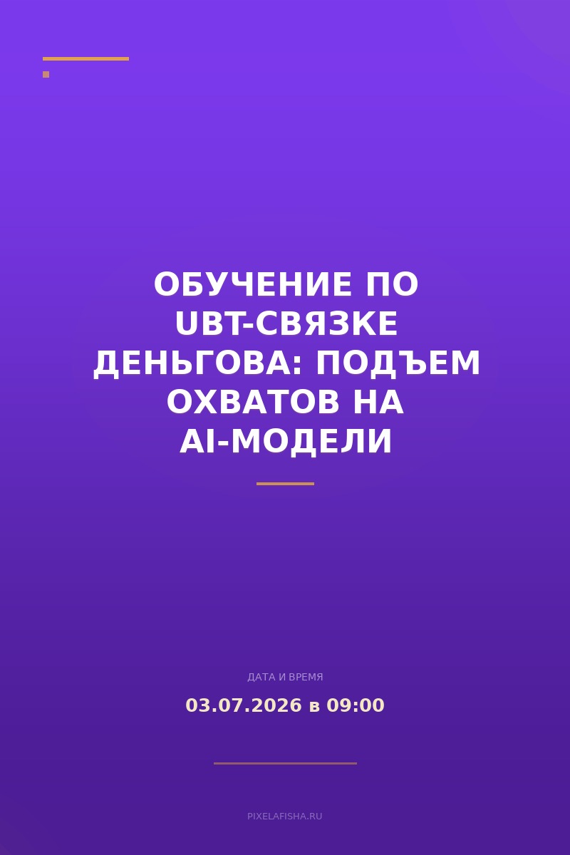 Обучение по UBT-связке Деньгова: Подъем охватов на AI-модели