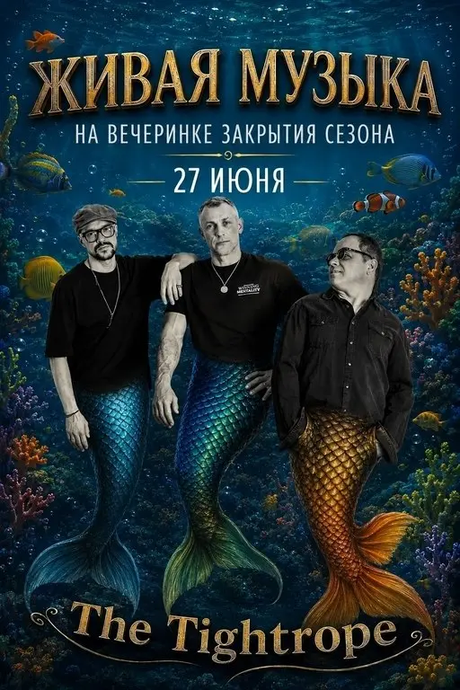 Вечеринка закрытия сезона с живой музыкой