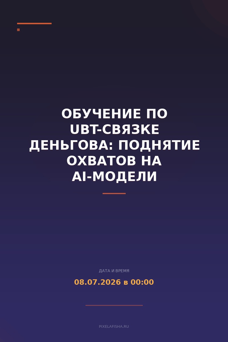 Обучение по UBT-связке Деньгова: Поднятие охватов на AI-модели