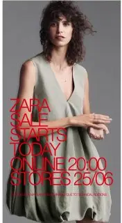 Полугодовая распродажа в Zara