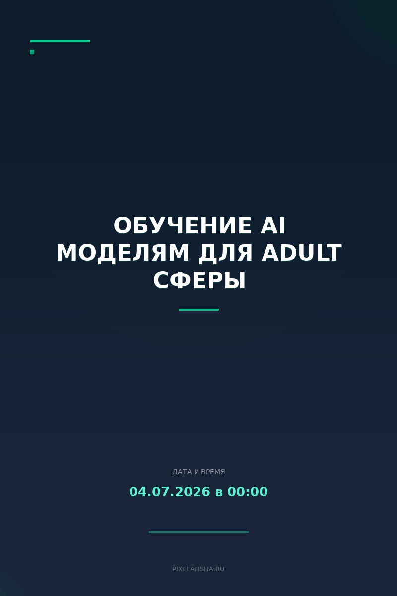 Обучение AI моделям для Adult сферы