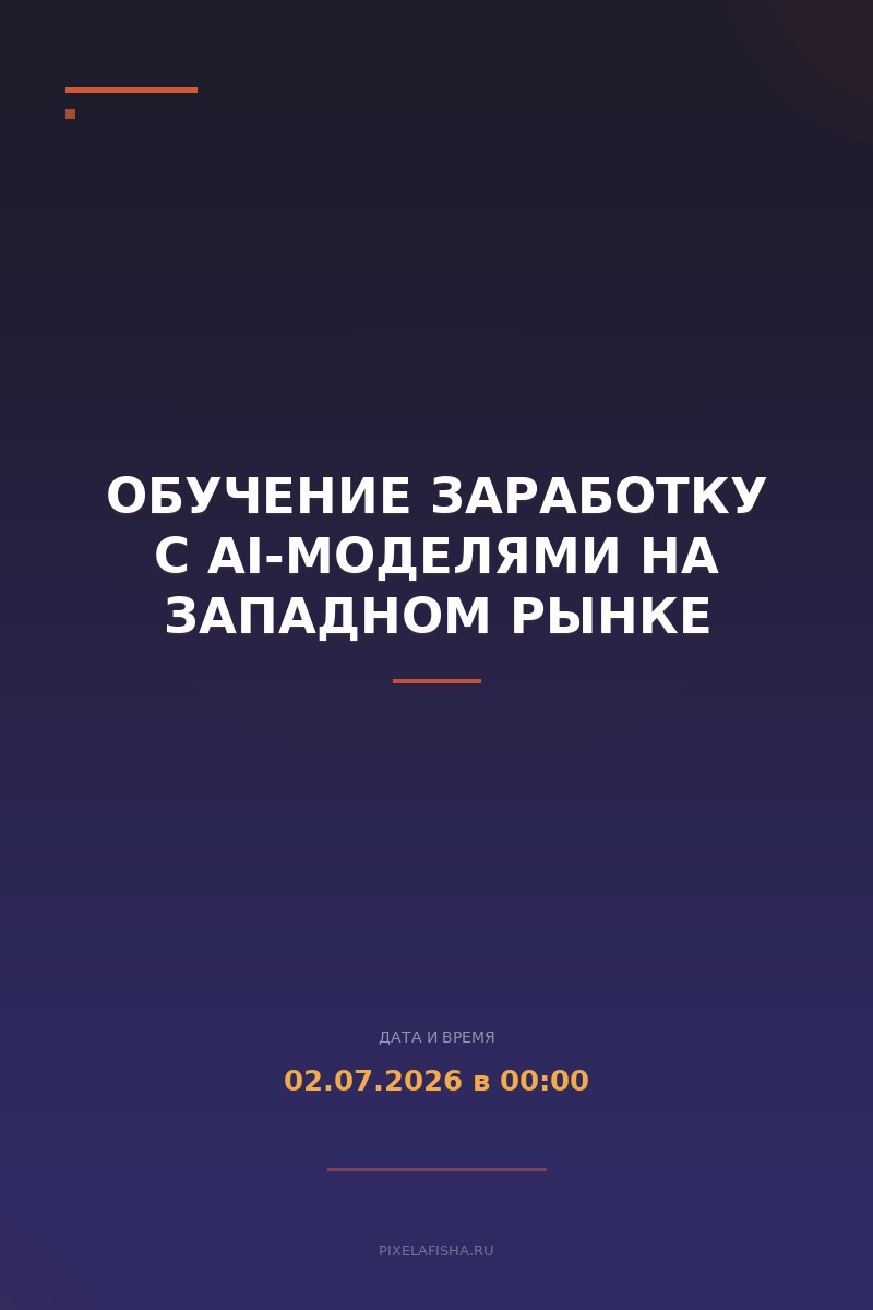 Обучение заработку с AI-моделями на западном рынке