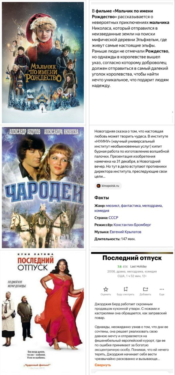 Просмотр рождественского кино