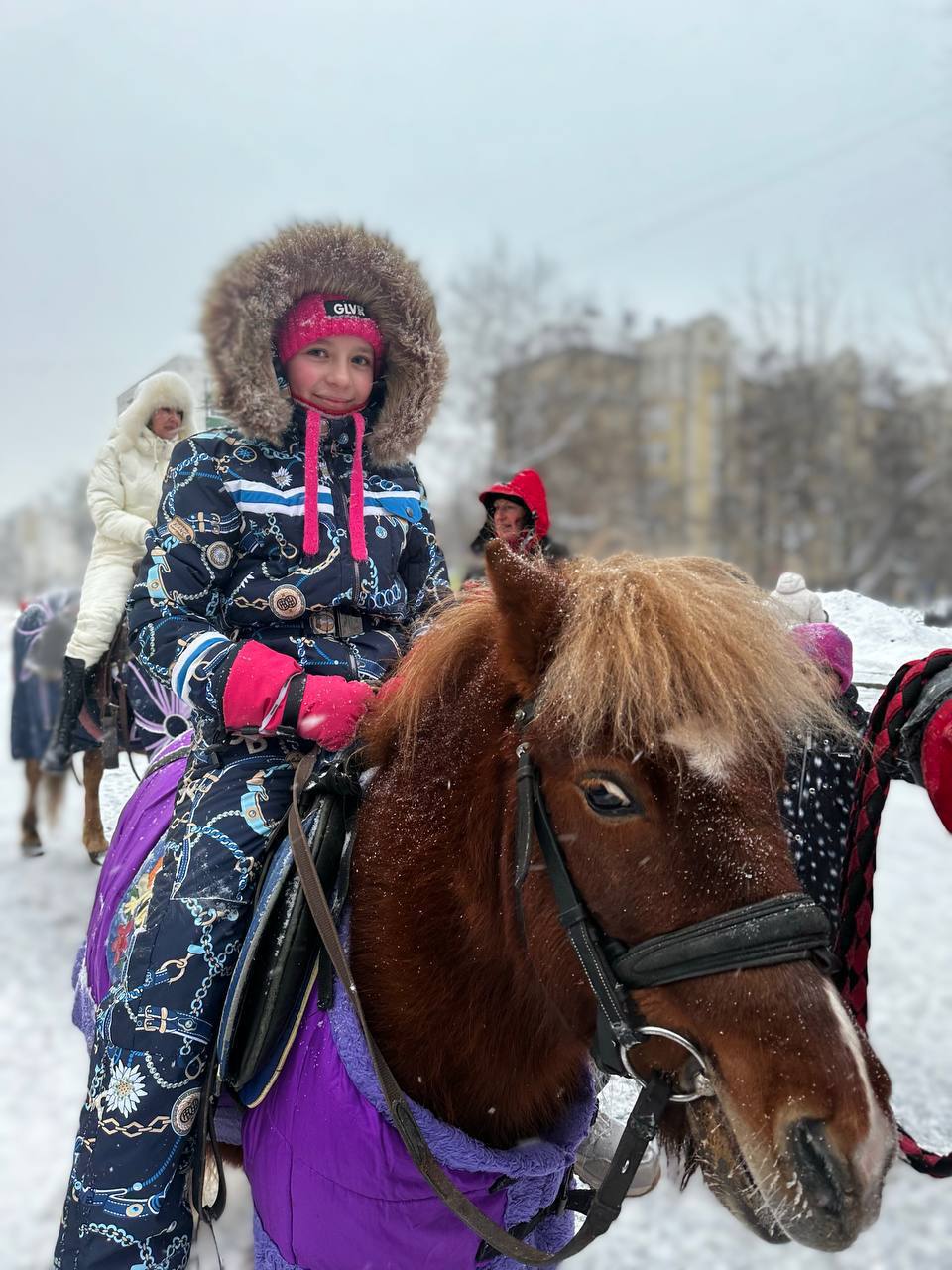 Бесплатно покататься на лошади на Усачевском рынке