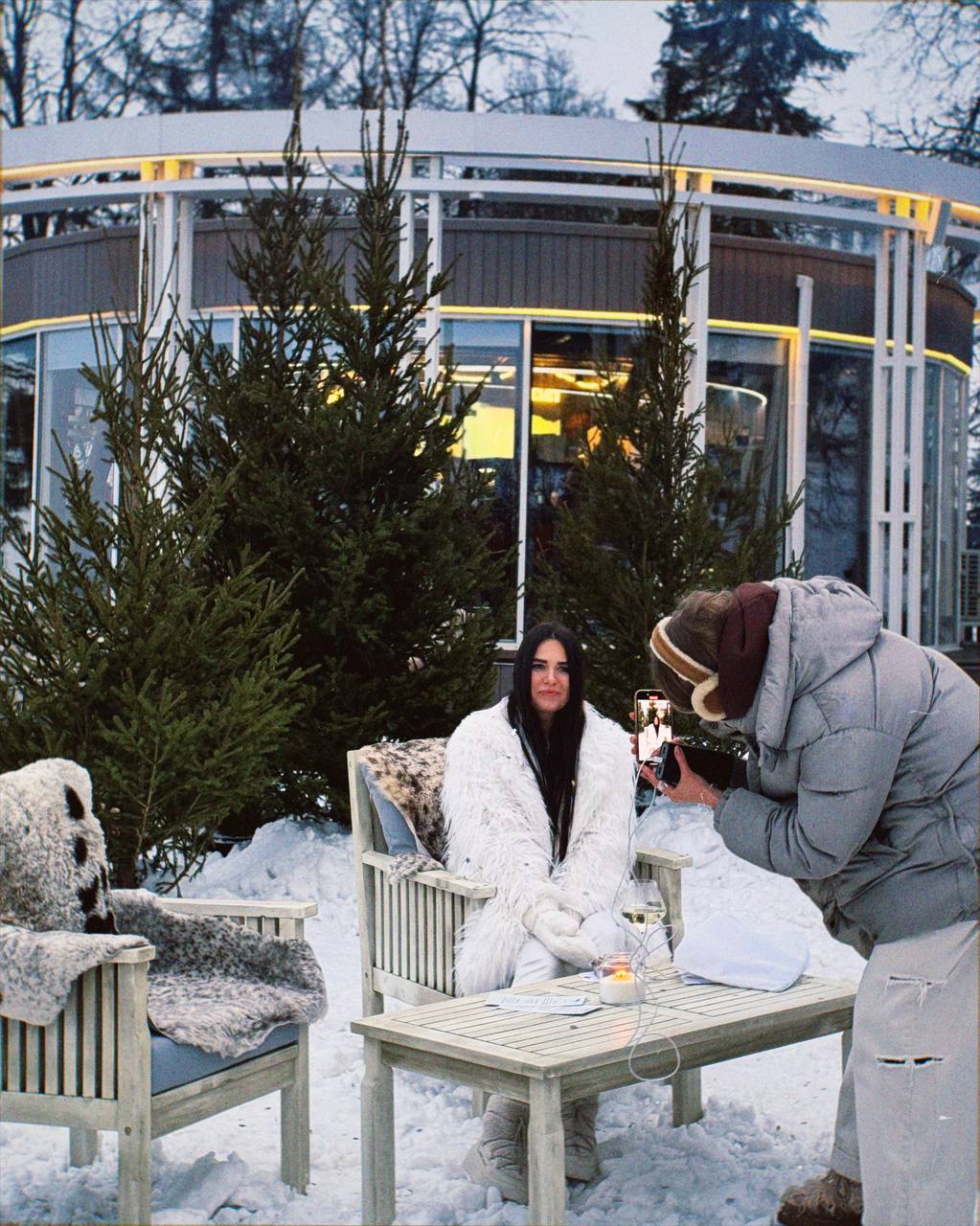 Зимняя площадка кофейни «ТЕМП»