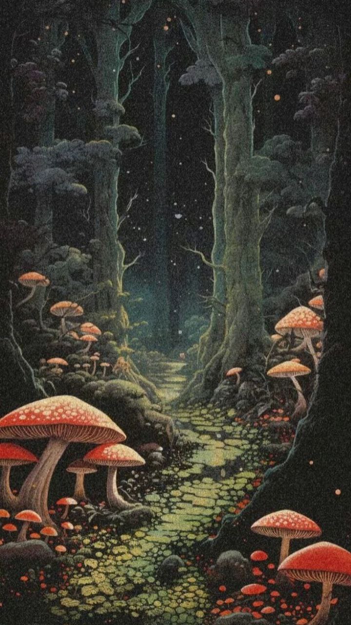 Алый цветок